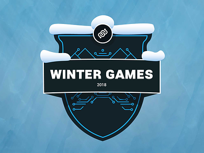 Eyewire Winter Games 2018 badge citizen science gaming icon olympics winter