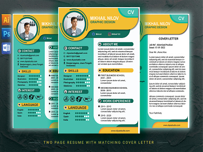 Resume + Cover Letter Template template