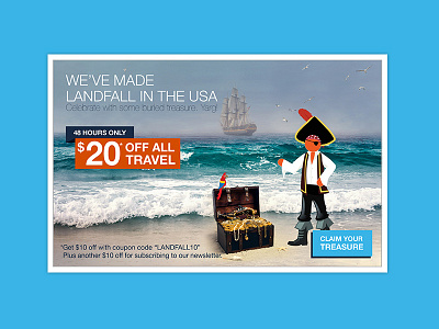 Marketing campaign concept for online Travel Agent
