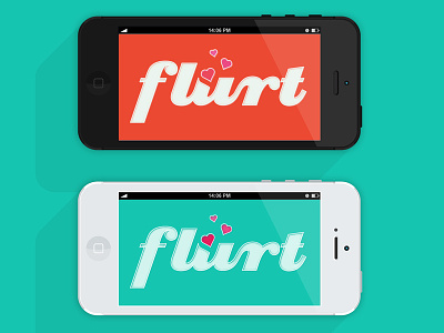Iphone Logo Design Concept app concept dating design flirting green hearts iphone logo design mobile valentines