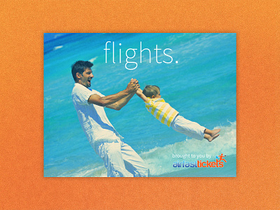 AirFasttickets - ad Campaign advertising airfasttickets banners blue campaign concept orange travel