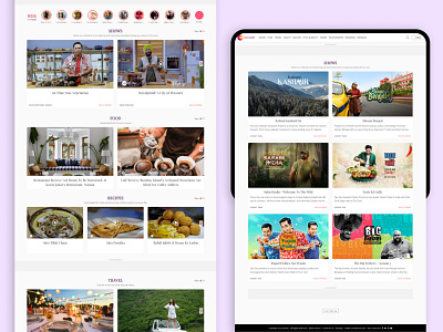 Zee Zest - Food and Lifestyle platform branding ee entertainment razrcorp seo uiux zee