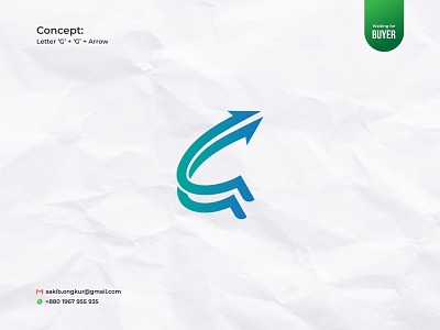 Abstract Logo abcdefghijkl abstract arrow branding design g logo letter g logo marketing logo mnopqrstuvwxyz sakib ongkur studiotit typography vector