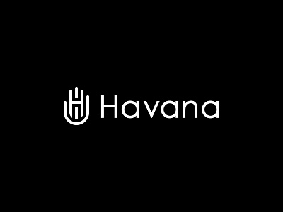 havana brand branding design graphicdesign letter lettermark line logo logodesign monogram vector visual identity