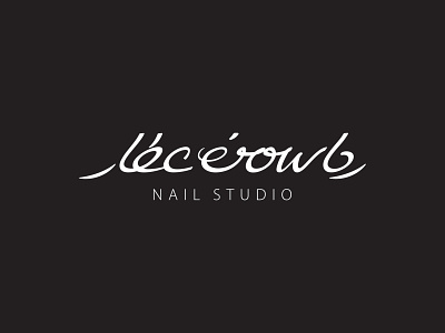 nail studio branding design flat illustration logo logo design logo type nail nail studio vector visual identity