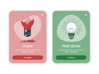 Flash Message - Daily UI 011 android app appdesign dailyui dailyui011 dailyuichallenge design figma flash message ios mobile oops ui uidesign uiux userinterface ux