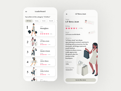 Leaderboard - Daily UI 019 android app appdesign dailyui dailyui019 dailyuichallenge design figma ios leaderboard mobile mockup shop ui uidesign userinterface ux