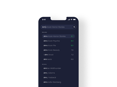 Search - Daily UI 022 app daily ui 022 dailyui dailyuichallenge dark theme design figma ios mobile mobile design mockup search ui uidesign userinterface ux