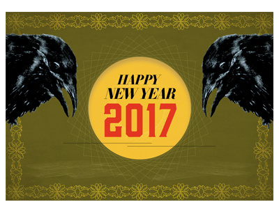 NEW YEAR CARD DESIGN graphic design new year card