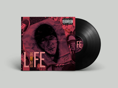 Paulo “This War Called Life”Vinyl Cover Design cover design drawing hip hop music rap toronto