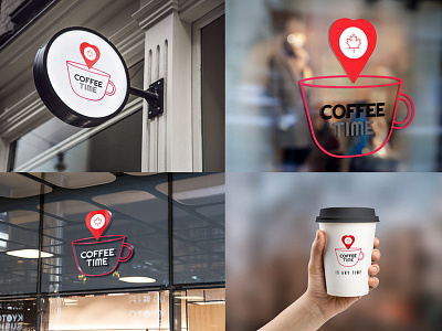 Coffee Time Logo branding cafe canada coffee identity logo toronto