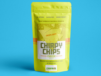 Chirpbox Chips Plastic Pouch Packaging layout package