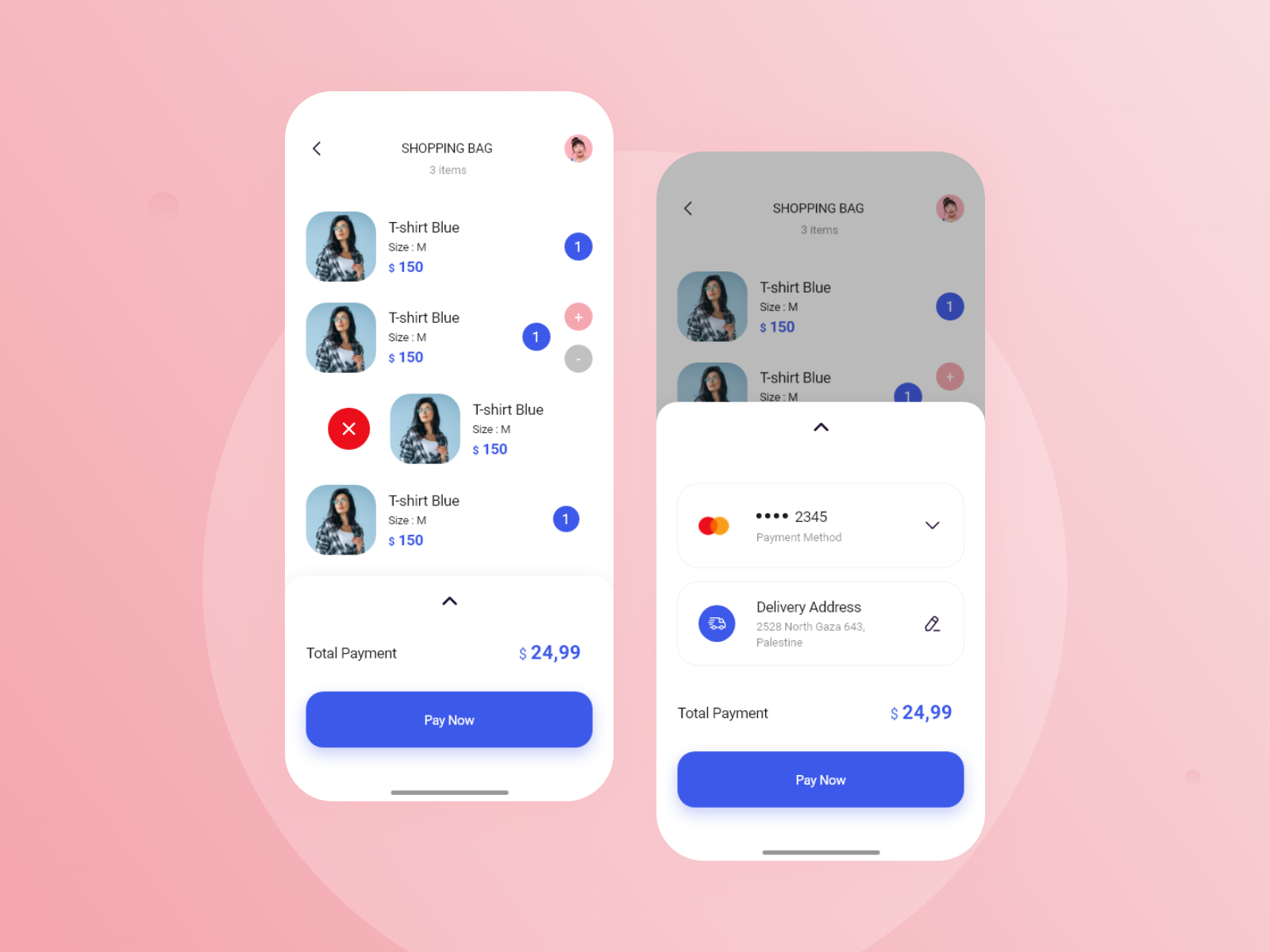 Clothes Store App - Cart by Mahmoud Qamar ⚡️ on Dribbble