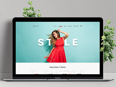 Style - Fashion Website bootstrap clean fashion site style ui ux web