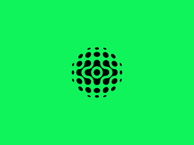 Pod On The Go abstract audio branding circle logo mark movement music