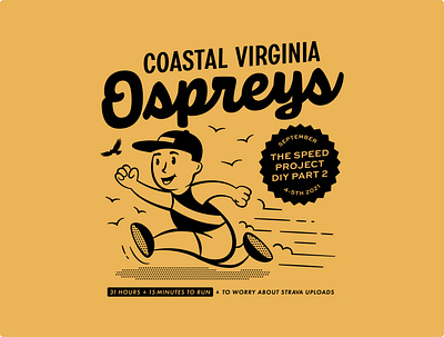 TSP DIY pt 2 beach diy illustration race retro runner running tsp vintage virginia virginia beach