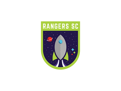 Rangers SC badge buzz lightyear club football movies pixar rocket soccer space stars toy story wip