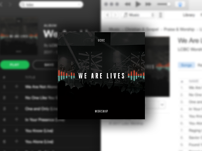 We Are Lives - Album album church itunes lcbc music pa packaging spotify worship