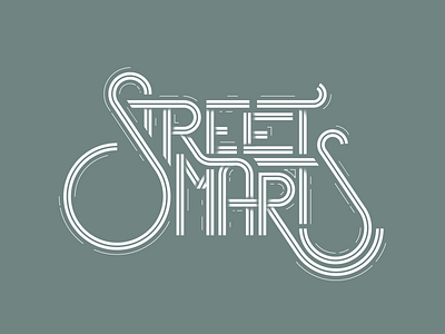 Street Smarts lettering road s smarts street type