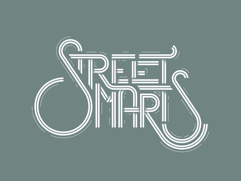 Street Smarts road s smarts street lettering type