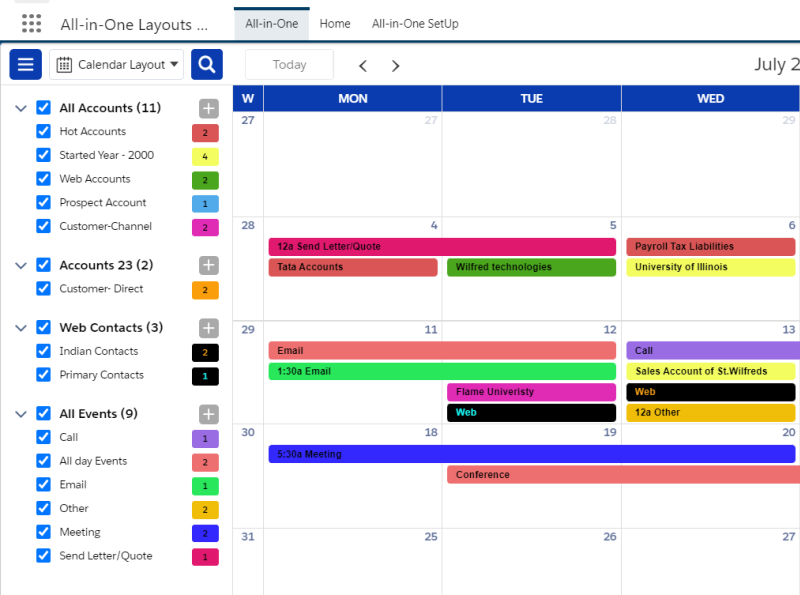 APPOHM CALENDAR LAYOUT by Appohm Technologies Pvt. Ltd on Dribbble