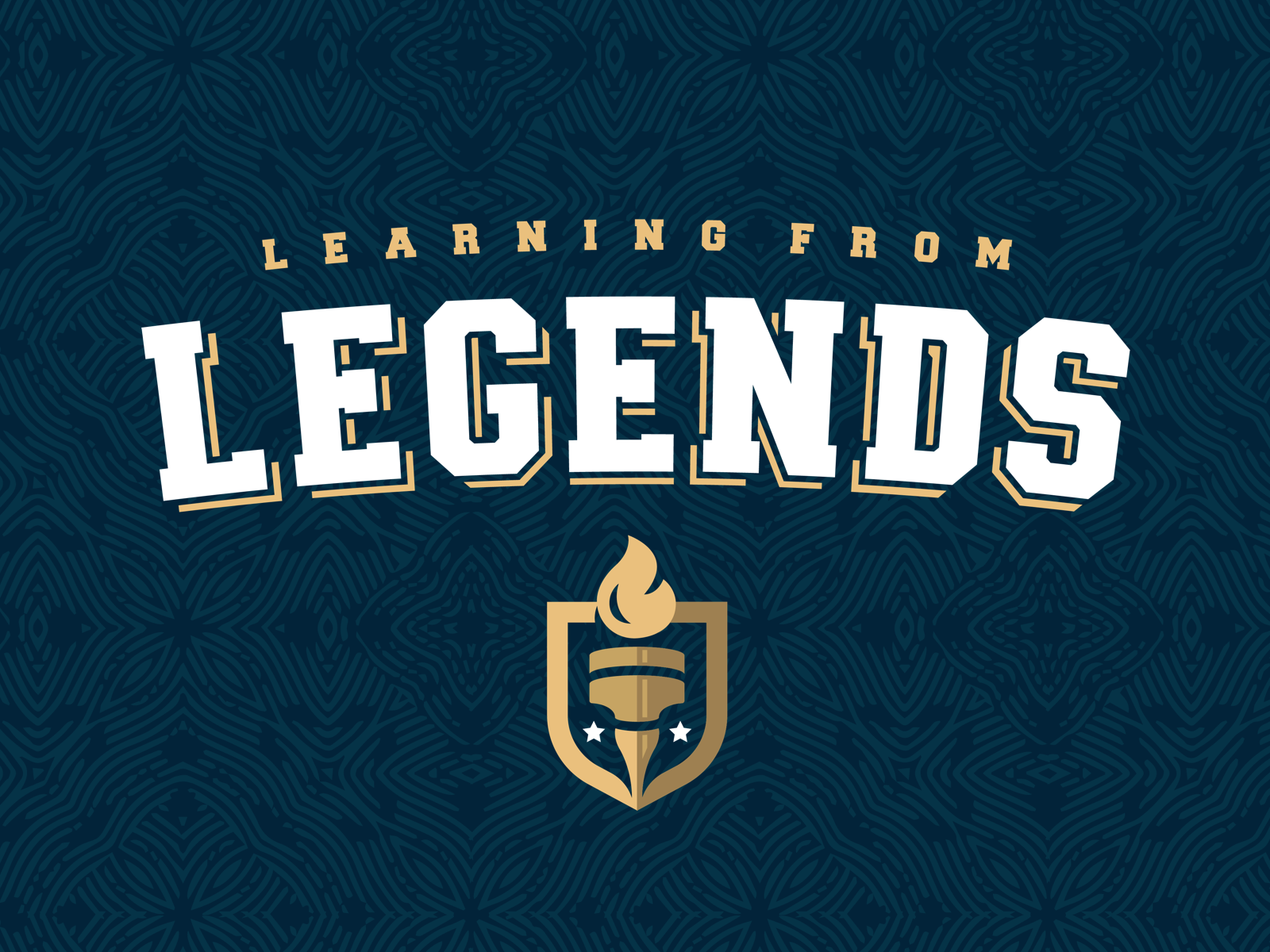 Learning from Legends Logo by Brandon Salindo on Dribbble