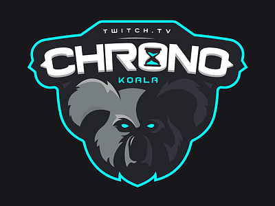 Twitch Koala badge gaming illustration koala time twitch twitch logo twitch.tv vector