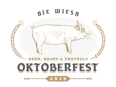 Oktoberfest Competition ale badge badge logo beer brats hog october oktoberfest pig prost vector