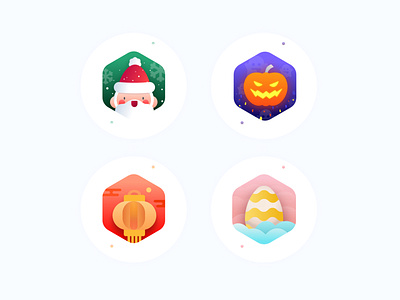 Holiday badge badge badges game holiday reward