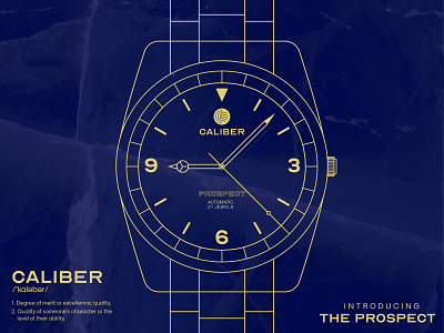 Caliber Watch Exploration branding explorer fingerprint illustrator logo logodesign luxury omega prospect rolex time timepiece vector vector illustration watch watches watchface