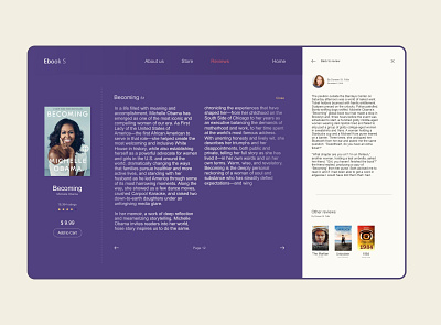 Book review amirghaleh book design ui uiux web webdesign website