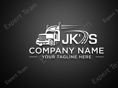 Transport Trucking Transportation Dispatching Logistics Logo