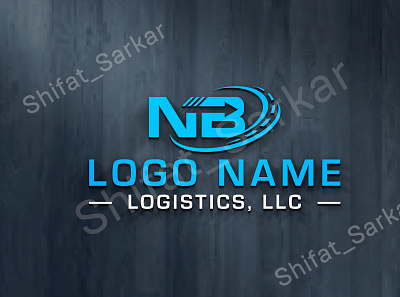 Trucking Transport Transportation Dispatching Logistics Logo flat logo