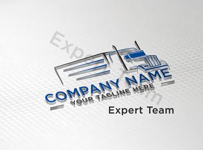 Trucking Logo Transport Logo Transportation Dispatching Logistic flat logo