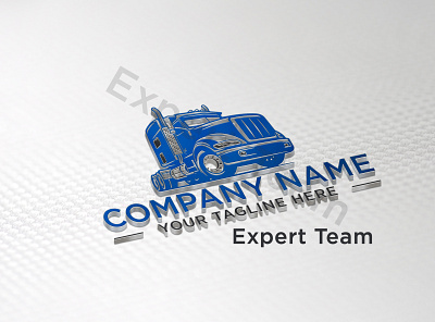 Trucking Logo Transport Logo Transportation Dispatching Logistic flat logo