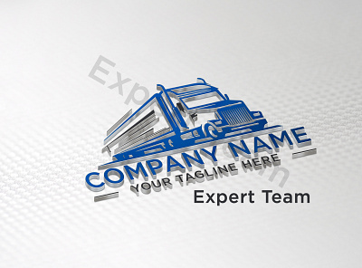 Trucking Logo Transport Logo Transportation Dispatching Logistic flat logo