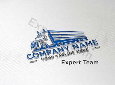 Trucking Logo Transport Logo Transportation Dispatching Logistic flat logo