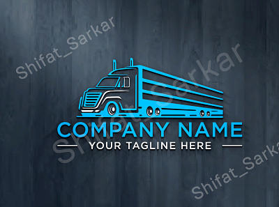 Trucking Logo Transport Logo Transportation Dispatching Logistic flat logo
