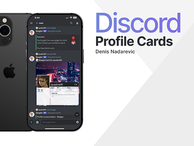 Customizable Discord Profile Cards