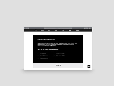 Website for it company cleandesign it company web minimalist mobile app web mobileaplications web rakowski rakowski studio webdesign website