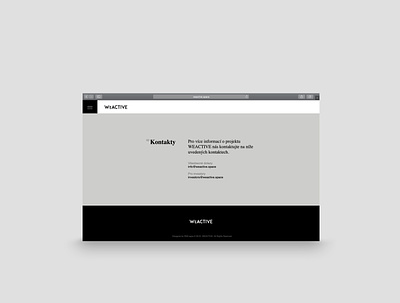 Webdesign clean design design end of site minimalist rakowski rakowski studio web web design webdesign website