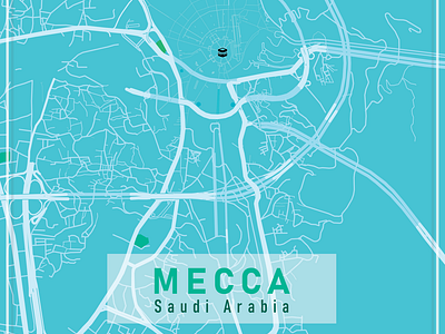 City map - Mecca