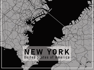 City poster - New York design graphic design illustration poster