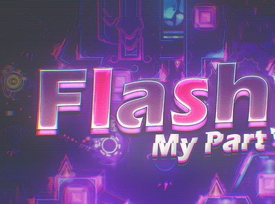 Flashy flashy graphic design