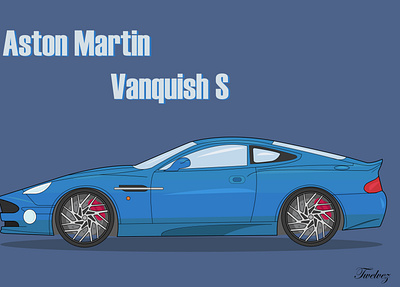 Aston auto car cars graphic design illustration