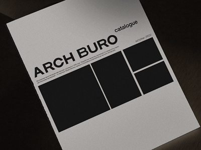 ARCH BURO branding graphic design logo ui