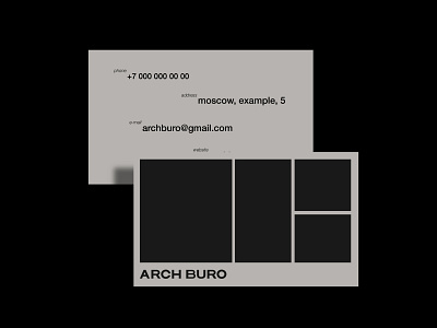 ARCH BURO branding graphic design logo ui