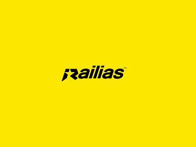 Railias clean creative iconic logo logo design logotype minimal outdoors rockstar simple wordmark