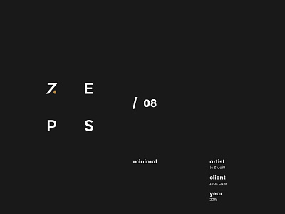 Zaps cafe cafe clean coffee drop graphic design iconic logo logo design minimal simple