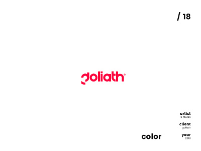 Goliath clean games goliath graphic design logo logo design simple wordmark